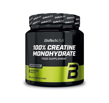 100% CREATINE MONOHYDRATE - Creatina monoidrato pura al 100% senza aroma BIOTECH USA