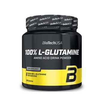 100% L-GLUTAMINE - Integratore di Glutammina in polvere BIOTECH USA