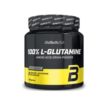 100% L-GLUTAMINE - Integratore di Glutammina in polvere BIOTECH USA