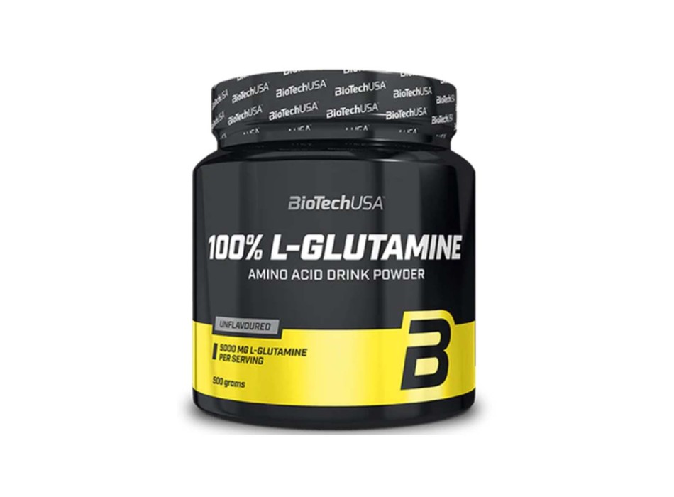 100% L-GLUTAMINE - Integratore di Glutammina in polvere BIOTECH USA