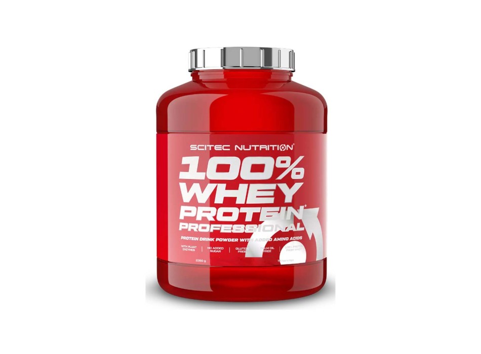 100% WHEY PROTEIN PROFESSIONAL - Complesso di proteine concentrate ed isolate con aminoacidi SCITEC NUTRITION