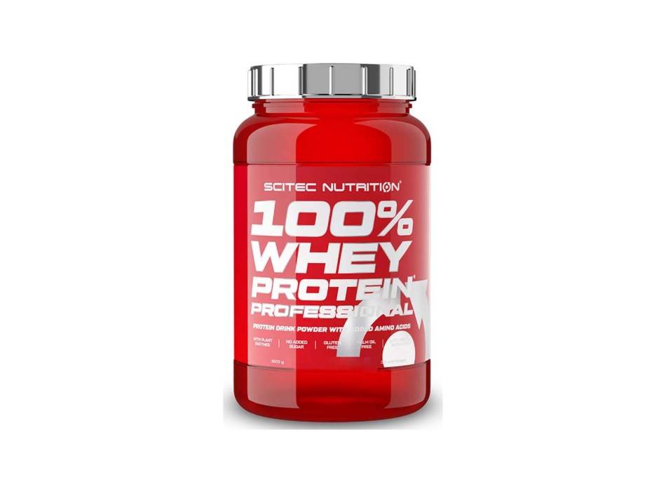 100% WHEY PROTEIN PROFESSIONAL - Complesso di proteine concentrate ed isolate con aminoacidi SCITEC NUTRITION