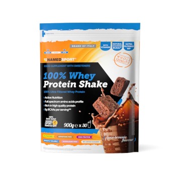 100% WHEY PROTEIN SHAKE - Proteine Concentrate del siero del latte con vitamina B NAMEDSPORT