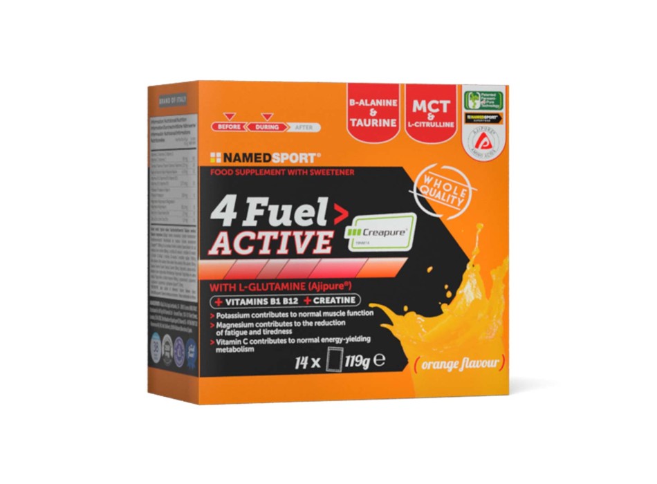 4FUEL ACTIVE - Integratore pre-workout con carboidrati e aminoacidi NAMEDSPORT