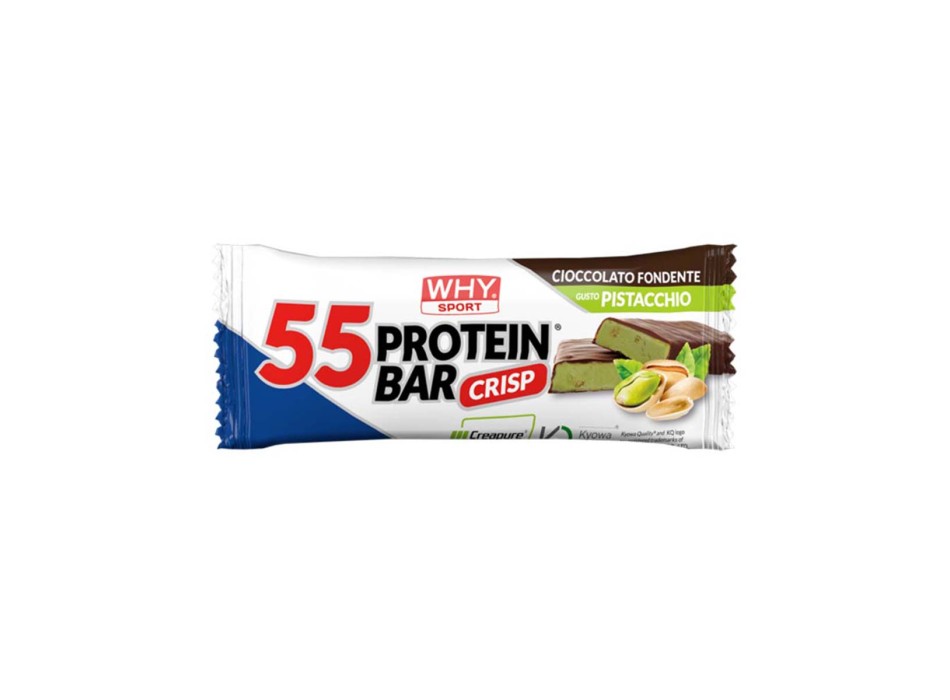 55 PROTEIN BAR - Barretta proteica con aggiunta di creatine e vitamine WHY SPORT