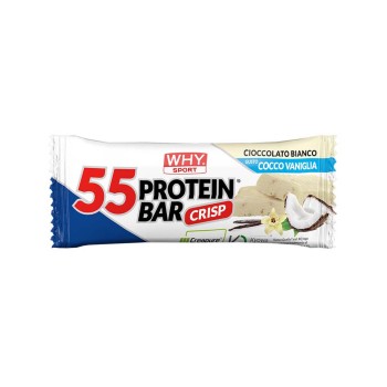 55 PROTEIN BAR - Barretta proteica con aggiunta di creatine e vitamine WHY SPORT