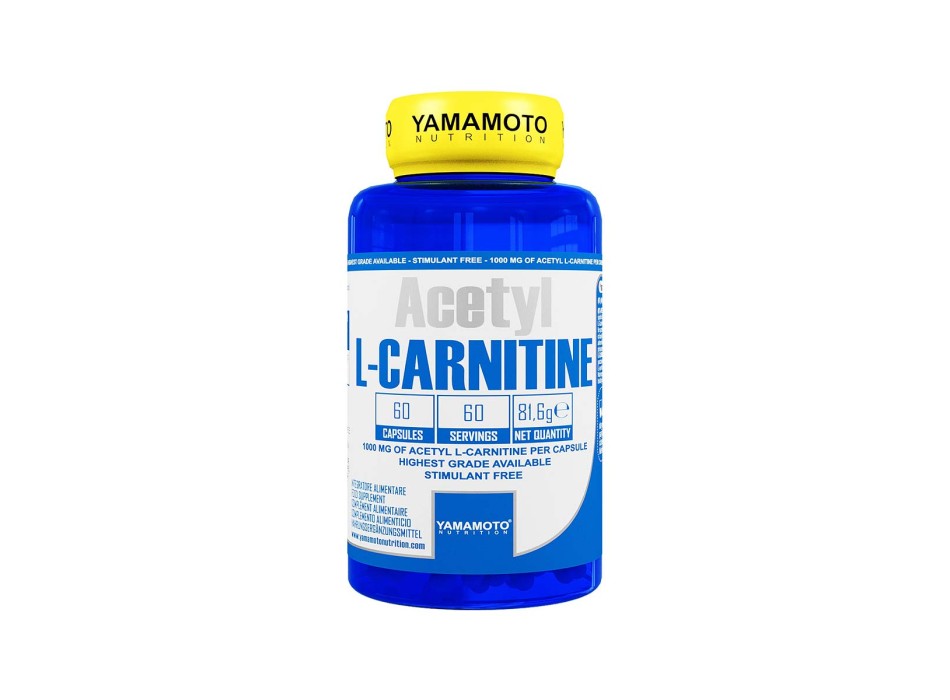 ACETYL L-CARNITINE 1000 MG - Integratore di Acetyl L-Carnitine in capsule YAMAMOTO NUTRITION