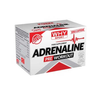 ADRENALINE - Pre-workout con vitamina b6, creatina, beta-alanina e taurina WHY SPORT