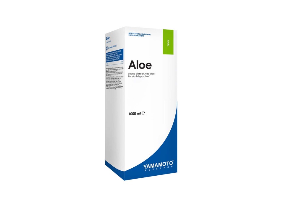 ALOE - Integratore con succo puro di aloe ad alta concentrazione YAMAMOTO NUTRITION