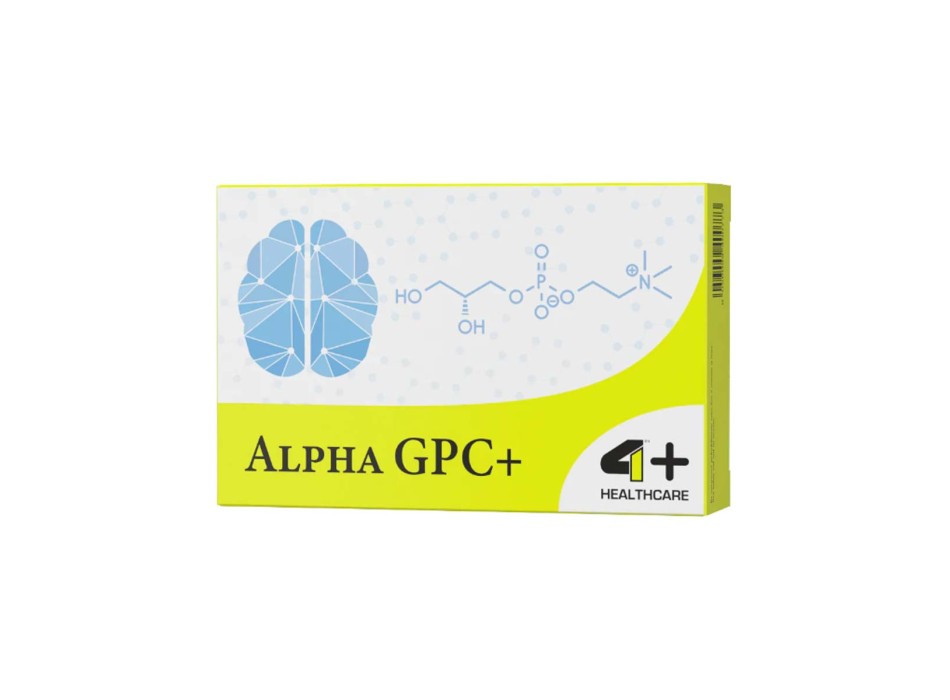 ALPHA GPC+ - Integratore a supporto di funzioni cognitive e potenza fisica 4+ NUTRITION