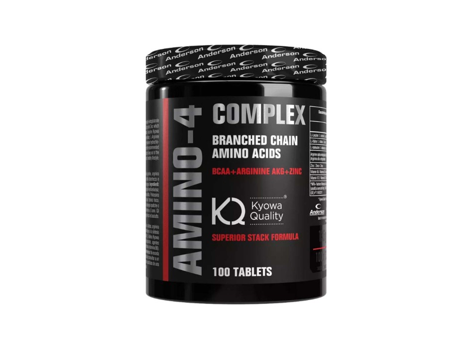 AMINO-4 COMPLEX - Aminoacidi ramificati 2:1:1 con Akg e Zinco ANDERSON