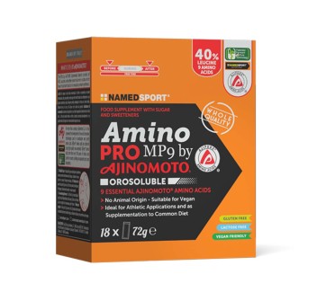 AMINOPRO MP9 - Integratore di 9 diversi Aminoacidi essezianli NAMEDSPORT