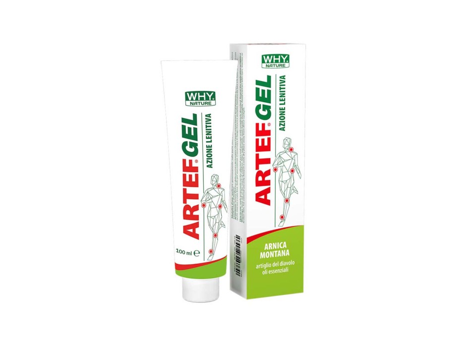 ARTEF GEL - Gel lenitivo a base di Arnica e Artiglio del diavolo WHY NATURE