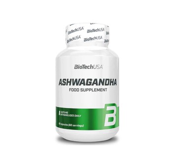 ASHWAGANDA - 60 CAPSULE - Integratore a base di estratto di Ashwagandha in capsule BIOTECH USA