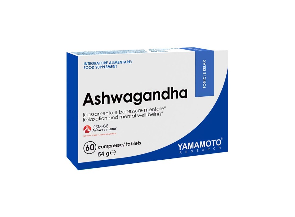 ASHWAGANDHA - Integratore con estratto di Ashwagandha in capsule YAMAMOTO NUTRITION