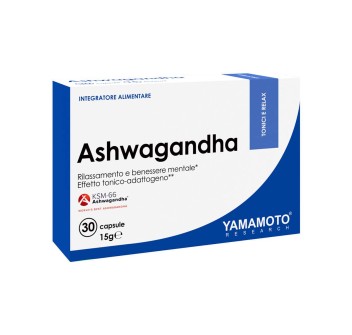 ASHWAGANDHA - Integratore con estratto di Ashwagandha in capsule YAMAMOTO NUTRITION