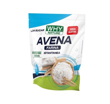 AVENA FARINA - GLUTEN FREE - Farina di avena certificata senza glutine WHY NATURE