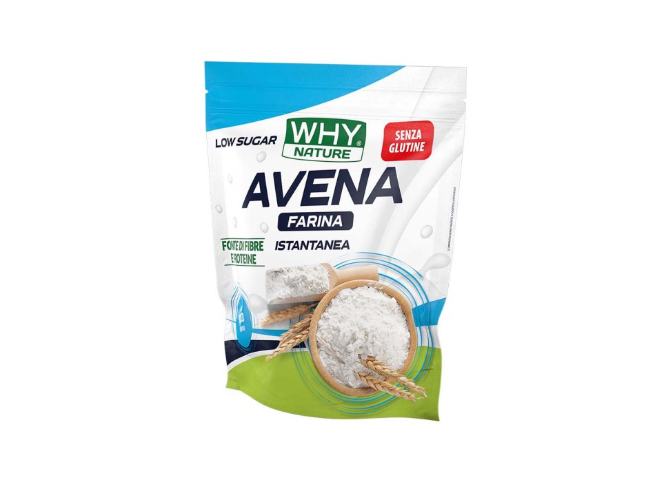 AVENA FARINA - GLUTEN FREE - Farina di avena certificata senza glutine WHY NATURE