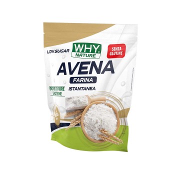 AVENA FARINA - GLUTEN FREE - Farina di avena certificata senza glutine WHY NATURE