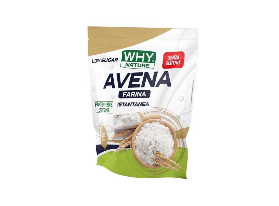 AVENA FARINA - GLUTEN FREE - Farina di avena certificata senza glutine WHY NATURE