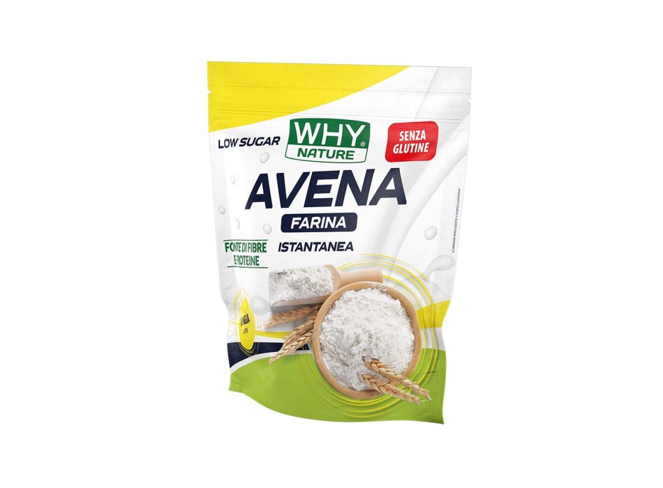 AVENA FARINA - GLUTEN FREE - Farina di avena certificata senza glutine WHY NATURE