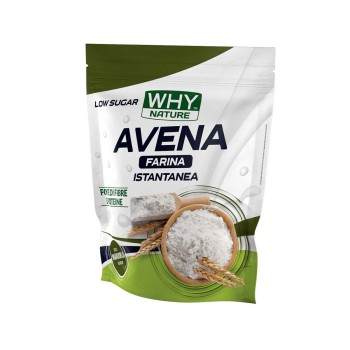 AVENA FARINA ISTANTANEA - Farina di avena istantanea ultrasolubile WHY NATURE