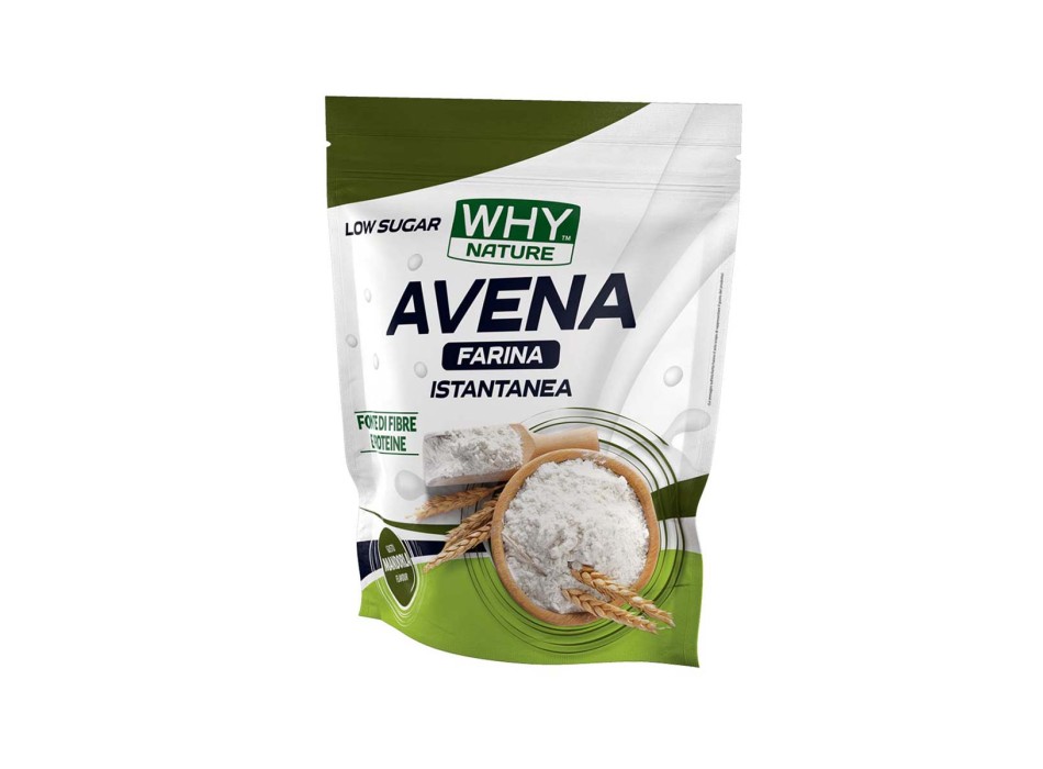 AVENA FARINA ISTANTANEA - Farina di avena istantanea ultrasolubile WHY NATURE