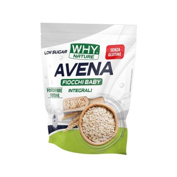 AVENA FIOCCHI BABY - Fiocchi d'avena integrali in formato Baby aromatizzati WHY NATURE