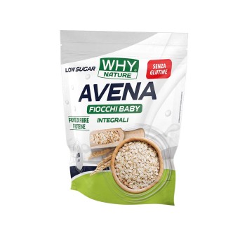 AVENA FIOCCHI BABY - Fiocchi d'avena integrali in formato Baby aromatizzati WHY NATURE