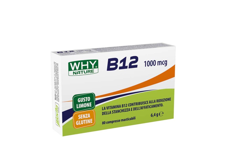 B12 - Integratore di Vitamina B12 WHY NATURE