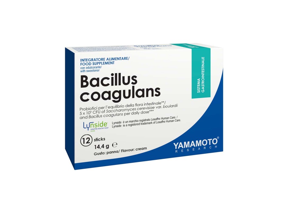 BACILLUS COAGULANS - Integratore a sostegno della flora intestinale YAMAMOTO NUTRITION