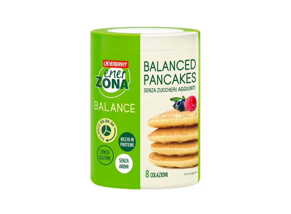 BALANCED PANCAKES - Preparato per pancake a rapporto 40-30-30 ENERVIT ENERZONA