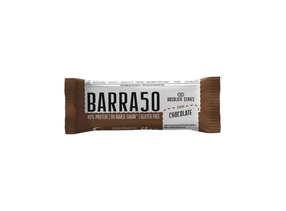 BARRA50 - Barretta proteica a basso contenuto di zuccheri ABSOLUTE SERIES