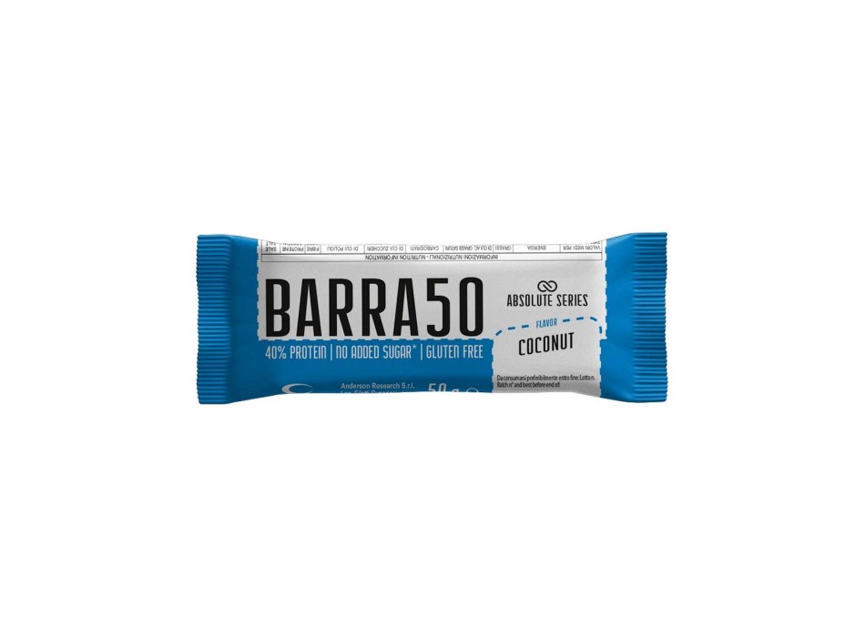 BARRA50 - Barretta proteica a basso contenuto di zuccheri ABSOLUTE SERIES