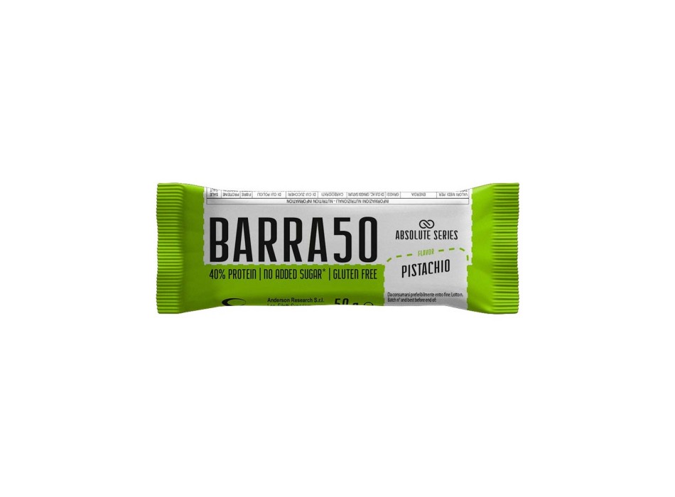 BARRA50 - Barretta proteica a basso contenuto di zuccheri ABSOLUTE SERIES