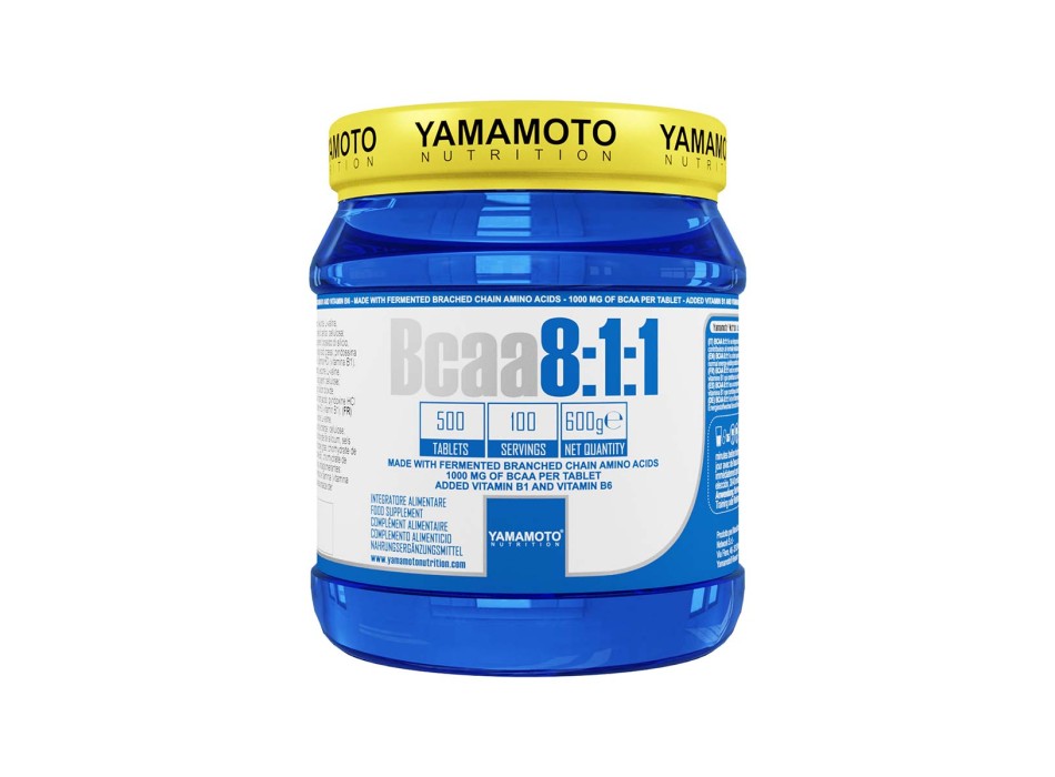 BCAA 8:1:1 - YAMAMOTO - Aminoacidi ramificati 8:1:1 in compresse YAMAMOTO NUTRITION