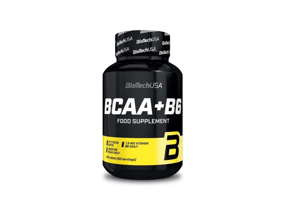 BCAA+B6 - BIOTECHUSA - Aminoacidi ramificati 2:1:1 con vitamina B6 BIOTECH USA