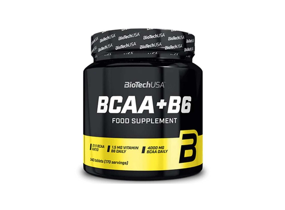 BCAA+B6 - BIOTECHUSA - Aminoacidi ramificati 2:1:1 con vitamina B6 BIOTECH USA