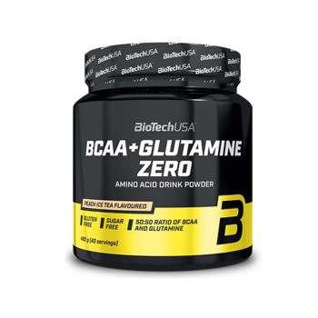 BCAA+GLUTAMINE ZERO - Aminoacidi ramificati 2:1:1 con L-glutammina BIOTECH USA