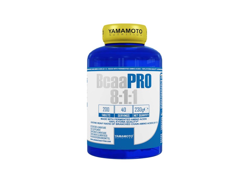 BCAA PRO 8:1:1 - Aminoacidi ramificati Kyowa 8:1:1 in compresse YAMAMOTO NUTRITION