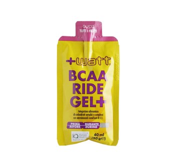 BCAA RIDE GEL+ - Gel energetico a breve e medio rilascio con Bcaa 8:1:1 +WATT