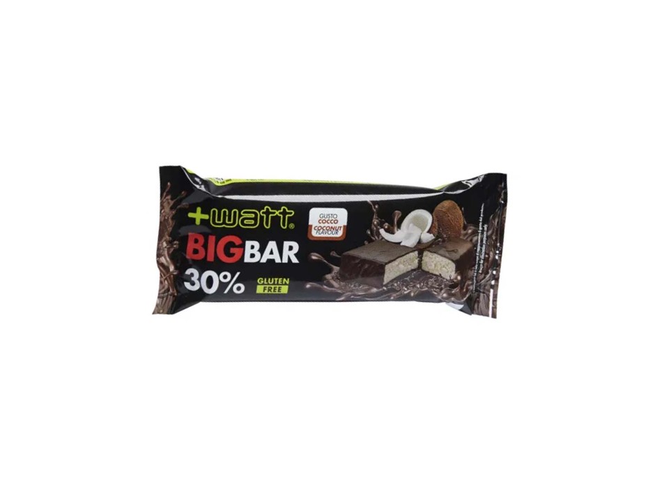 BIG BAR 30% - Barretta proteica al 30% ricoperta di cioccolato al latte +WATT