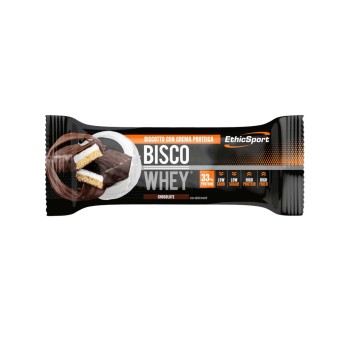 BISCO WHEY - Barretta proteica con doppio biscotto e crema proteica ETHICSPORT