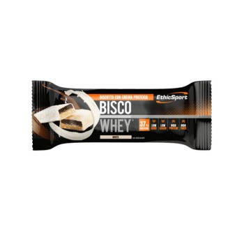 BISCO WHEY - Barretta proteica con doppio biscotto e crema proteica ETHICSPORT