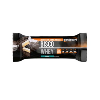 BISCO WHEY - Barretta proteica con doppio biscotto e crema proteica ETHICSPORT