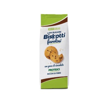 Biskotti Favolosi con gocce di cioccolato 150Gr