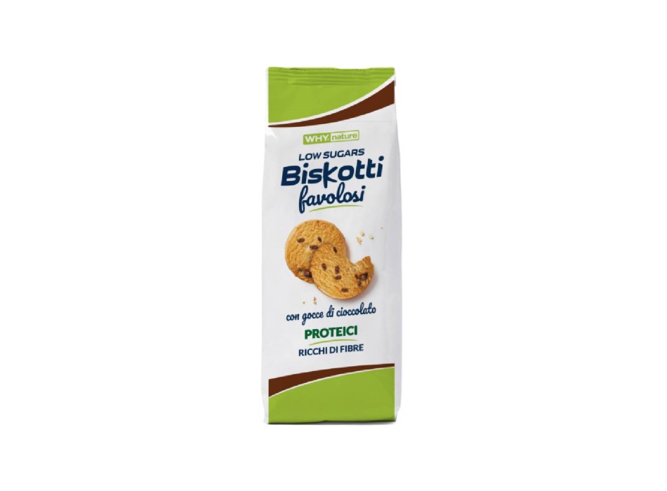 Biskotti Favolosi con gocce di cioccolato 150Gr