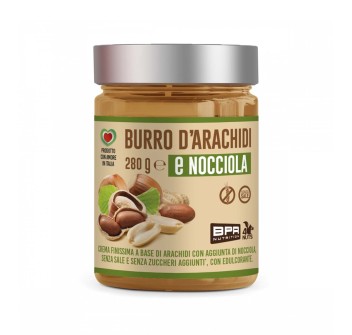 BURRO DI ARACHIDI E NOCCIOLE - Burro di arachidi e nocciole BPR NUTRITION