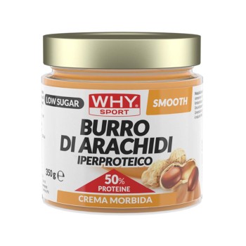 BURRO DI ARACHIDI IPERPROTEICO - Burro di arachidi con il 50% di proteine WHY SPORT