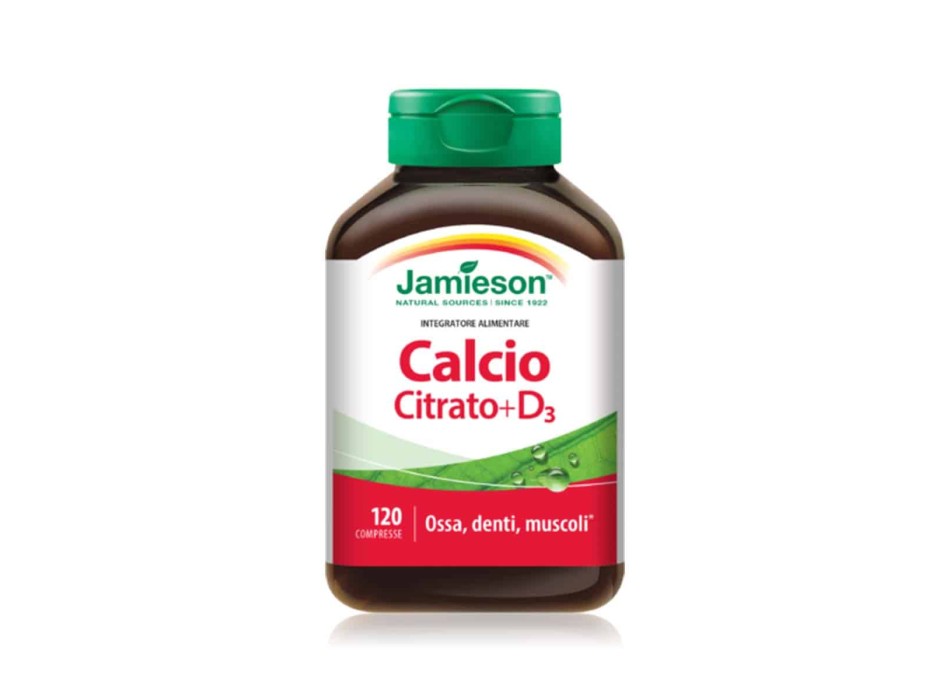 CALCIO CITRATO+D3 - Integratore di calcio citrato e vitamina D3 JAMIESON